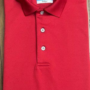 Small PGA TOUR polo. Red
